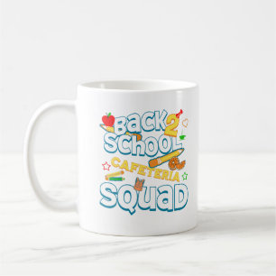 Taza De Café De Vuelta A La Cafetería Escuadrón De La Orgullosa