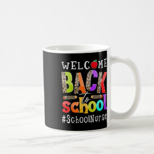 Taza De Café De Vuelta A La Enfermería Escolar El Primer Día De