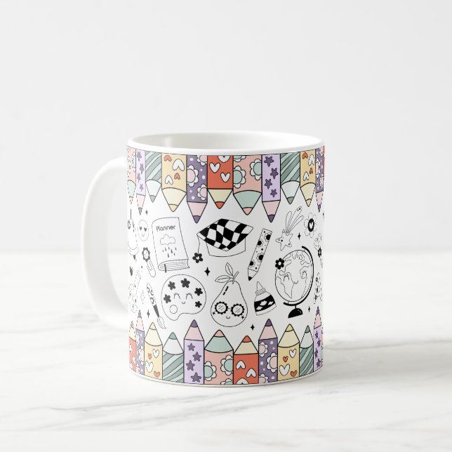 Taza De Café De vuelta a la escuela (Anverso izquierdo)