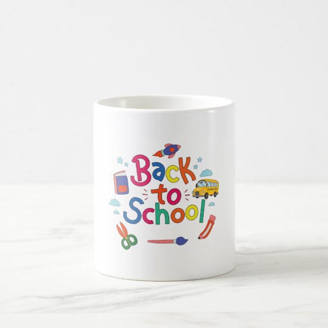 Taza De Café De vuelta a la escuela (Centro)