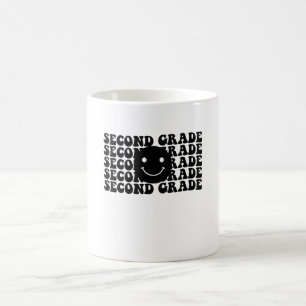 Taza De Café De vuelta a la escuela de segundo grado
