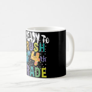 Taza De Café De vuelta a la escuela Estoy listo para aplastar 4