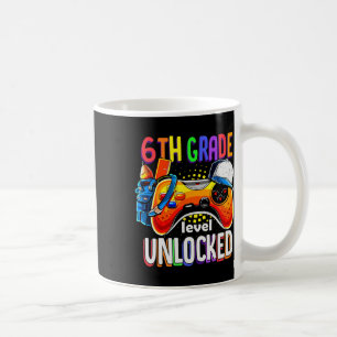 Taza De Café De vuelta a la escuela Gamepad Sexto Grado Unloc