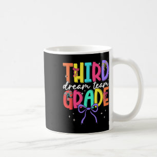 Taza De Café De Vuelta A La Escuela Profesora De Equipo De Terc