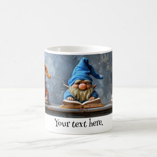 Taza De Café De vuelta a los gnomos escolares (Centro)