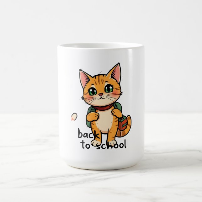 Taza De Café De vuelta a School Kitty - no1 (Centro)