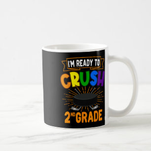 Taza De Café De vuelta al colegio 2do grado Hockey Deporte Estu