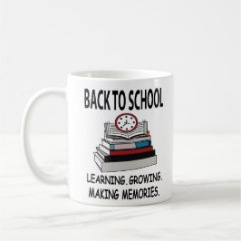 Taza De Café De Vuelta Al Colegio De Estudiantes