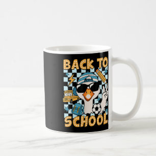 Taza De Café De Vuelta Al Colegio Divertido Tonto Goose Primer