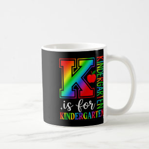 Taza De Café De Vuelta Al Colegio El Estudiante K Es Para La Gu