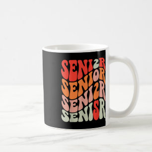 Taza De Café De Vuelta Al Colegio Senior 2025 Coquette Pink Bow