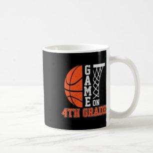 Taza De Café De Vuelta Al Juego Escolar En 4º Grado Divertido B
