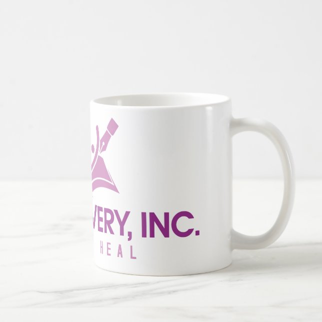 Taza de café de Writecovery, Inc. (Derecha)