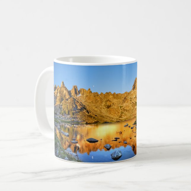 Taza De Café Deadhorse Lake Sunrise - Sierra (Anverso izquierdo)