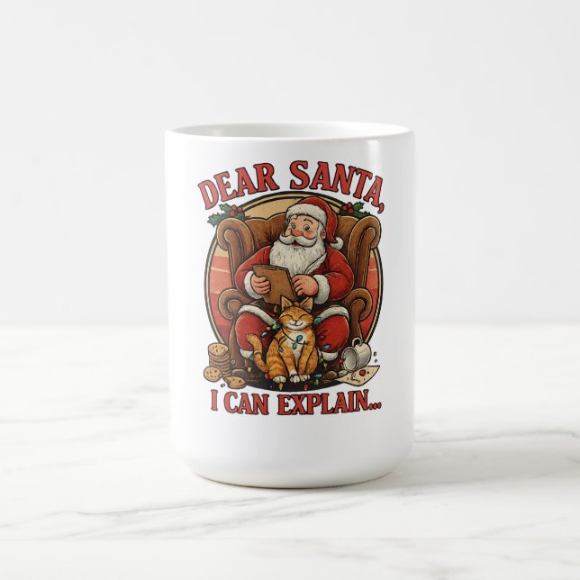 Taza De Café Dear Santa I Can Explain Mug (Centro)