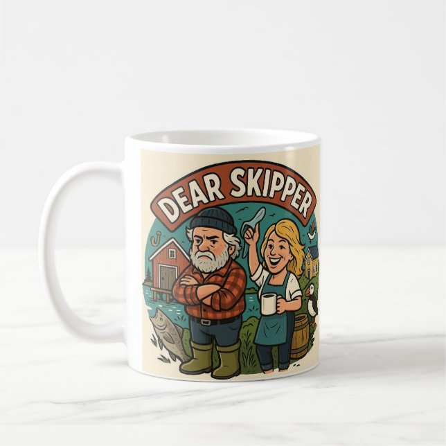 Taza De Café Dear Skipper  (Izquierda)