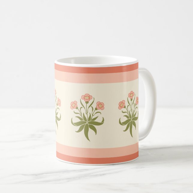 Taza De Café Dearle's Pink Flowers Mug (Anverso derecho)
