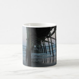 Taza De Café Debajo del embarcadero - isla del roble, Carolina