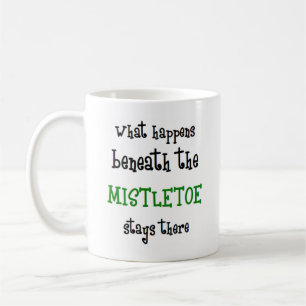 Taza De Café debajo del mistletoe