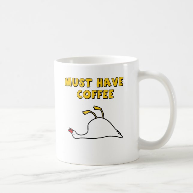 Taza De Café Debe comer café (Derecha)