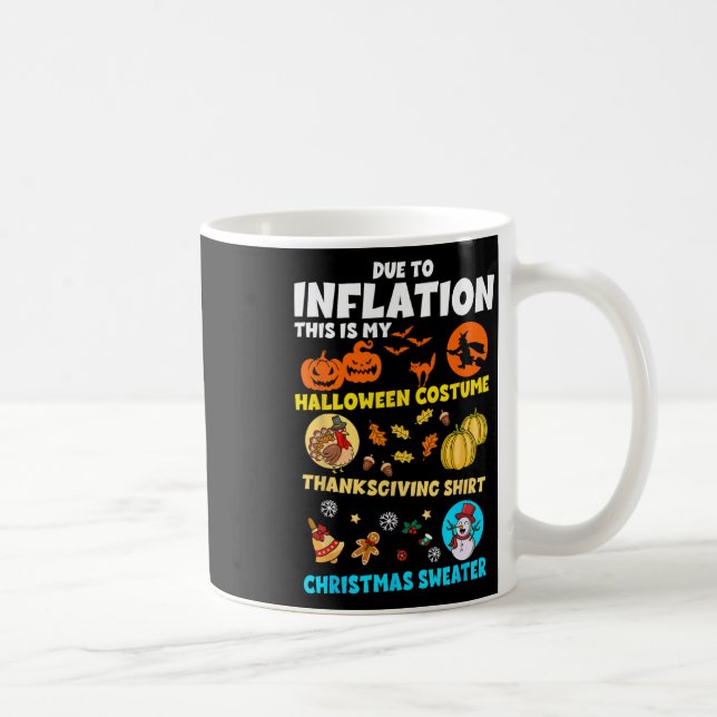 Taza De Café Debido A La Inflación Mi Navidad De Acción De Grac (Derecha)