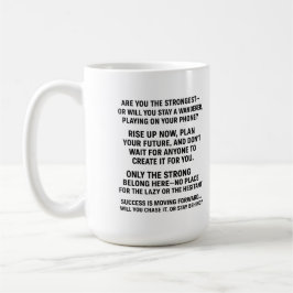Taza De Café “Débil No Bebe — Solo Ganadores Toman Esto” ,