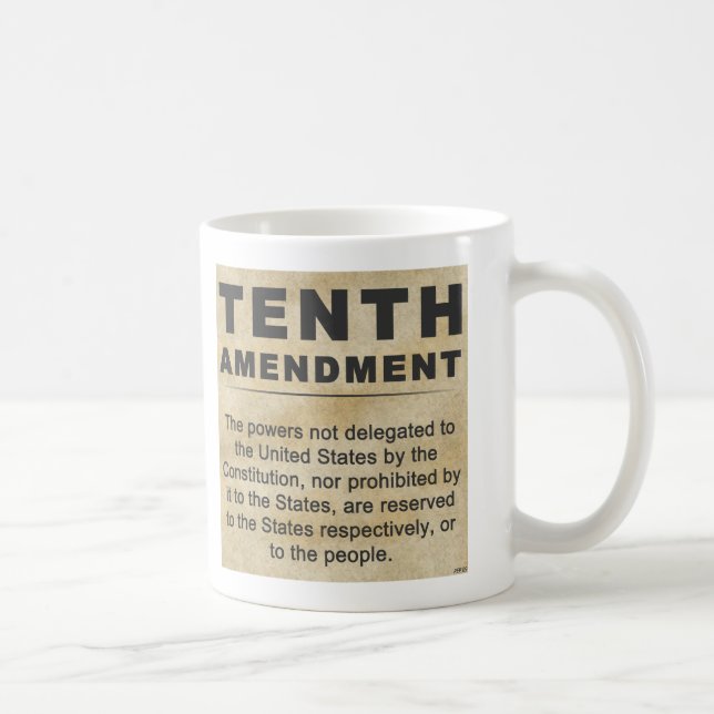 Taza De Café Décima Enmienda (Derecha)