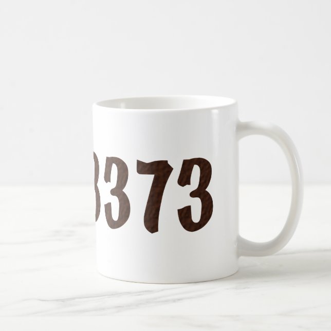 Taza de café decimal de Dewey (Derecha)