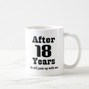 Taza De Café décimo octavo Aniversario (divertido)