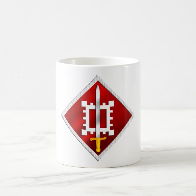 Taza De Café décimo octavo Brigada del ingeniero (Centro)