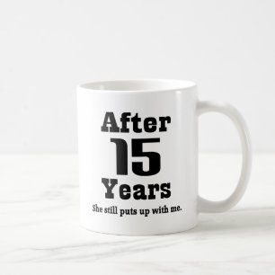 Taza De Café décimo quinto Aniversario (divertido)