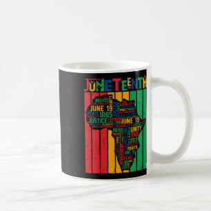 Taza De Café Decimoctava historia negra de la libertad afroamer