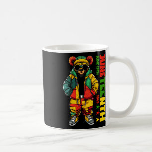 Taza De Café Decimoctavo Rey Negro Hip Hop Oso América Africana