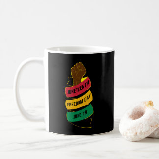 Taza De Café Decimosegundo Día de la Libertad Historia Negra