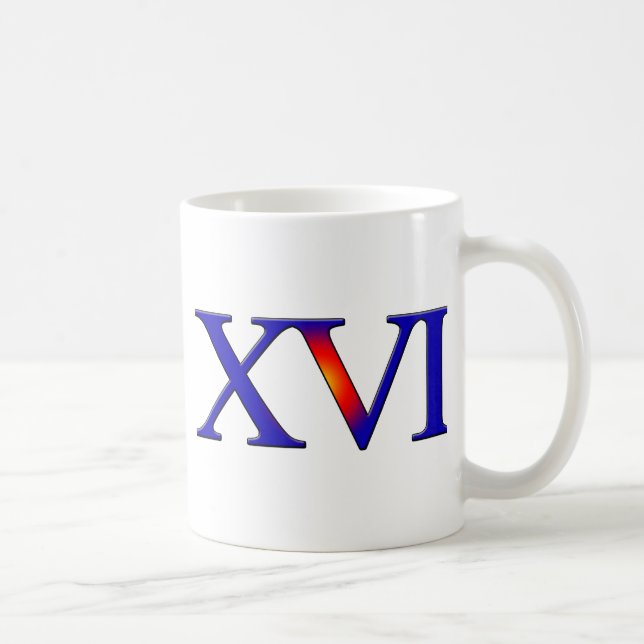 Taza De Café décimosexto Cumpleaños (Derecha)