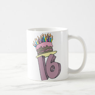 Taza De Café ¡Décimosexto cumpleaños feliz!