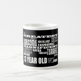 Taza De Café Décimotercero años más grandes de la fiesta de