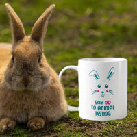 Decir No A La Prueba Animal De Café Mug