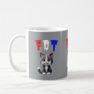 TAZA DE CAFÉ DECLARACIÓN DE FDT LITTLE KITTY