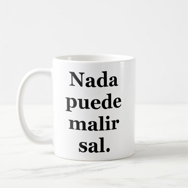 Taza De Café Declaración de optimismo forzado (Izquierda)