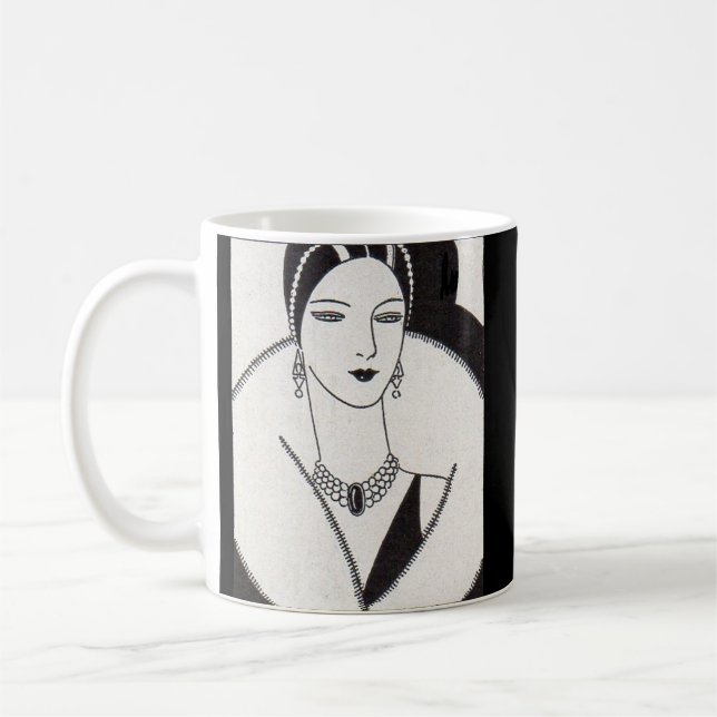 Taza De Café Deco de arte de 1928 (Izquierda)