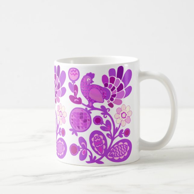 Taza De Café Deco de primavera floral (Derecha)
