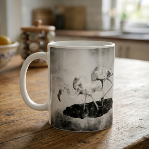 Taza De Café Decoración de Arte de Pared de Acuarela de Flamenc