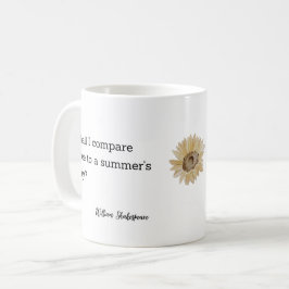 Taza De Café Decoración de Cita de Verano de Shakespeare para H