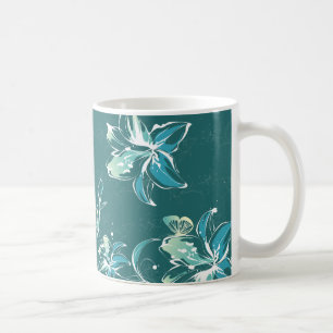 Taza De Café Decoración de flores 9 Mug
