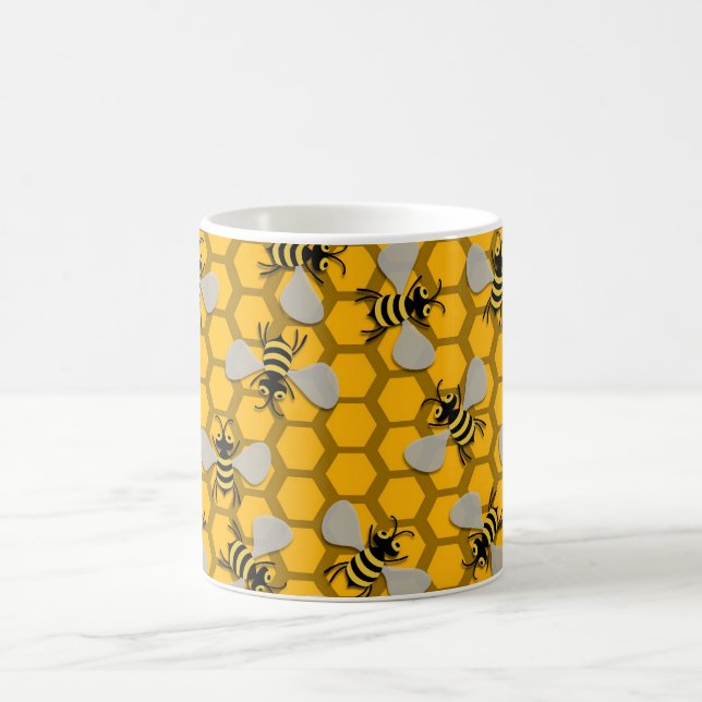 Taza De Café decoración de las abejas (Centro)