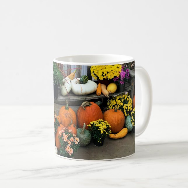 Taza De Café Decoración de otoño (Anverso derecho)