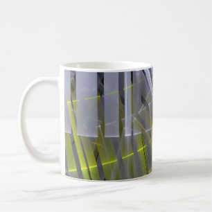 Taza De Café Decoración geométrica brillante a rayas