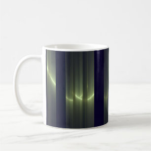 Taza De Café Decoración geométrica brillante a rayas