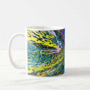 Taza De Café Decoración moderna de pintura en las paredes. Dibu